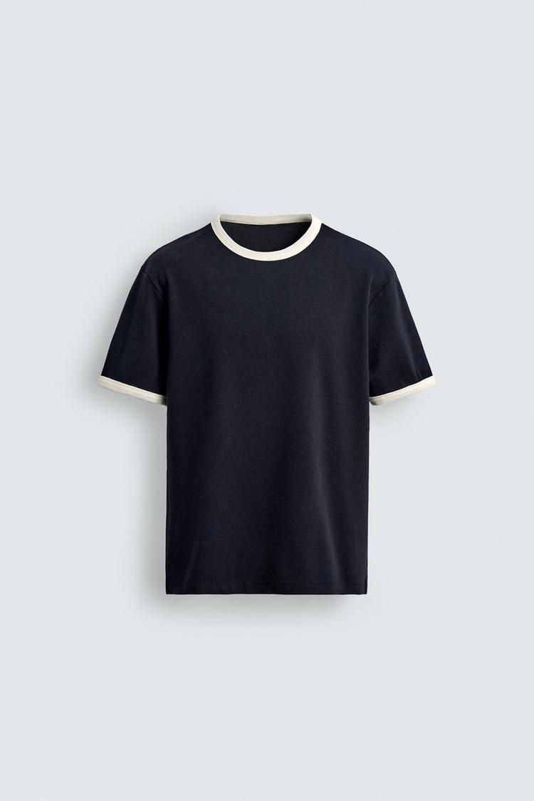 Zara T-shirt Navy