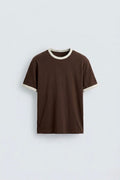 Zara T-shirt Brown
